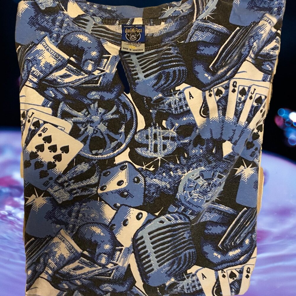 GIVE ME FACE 4XL MENS T-SHIRT